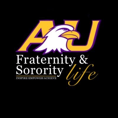The logo for AU Fraternity and Sorority Life social media.