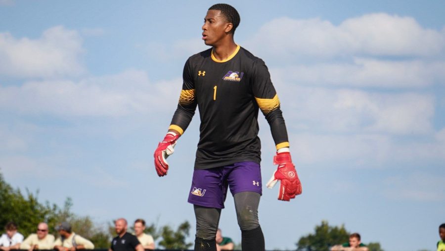 AU mens soccer goalkeeper Ty Bowden has been phenomenal in the 2022-2023 fall season.