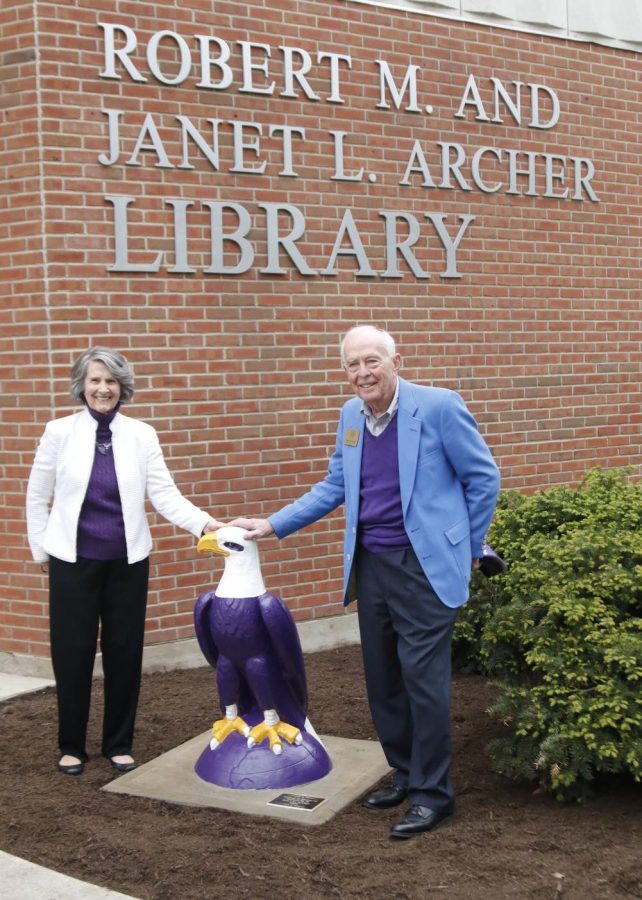 The+Ashland+University+Library+was+named+in+honor+of+Robert+and+Janet+Archer+in+May+2021+for+their+contributions+to+Ashland+University.+