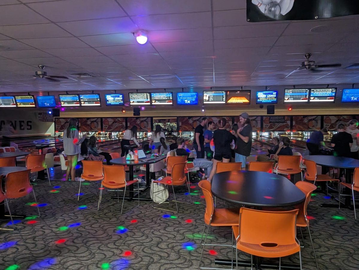 CAB holds a bowling event on Thursdays for the university.