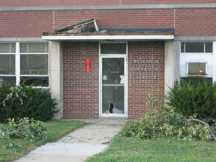 Tornado hits close to home