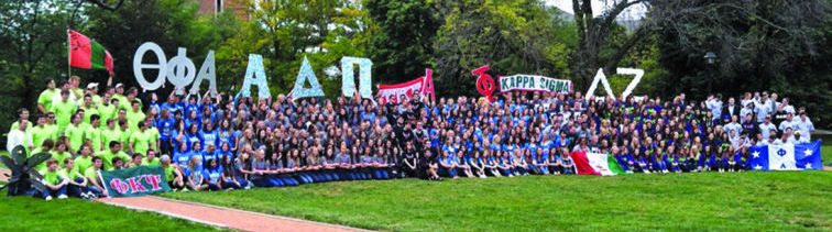 Recruitment at Ashland was successful this year, setting a record for most women signed up and a high number of pledges for fraternities. 