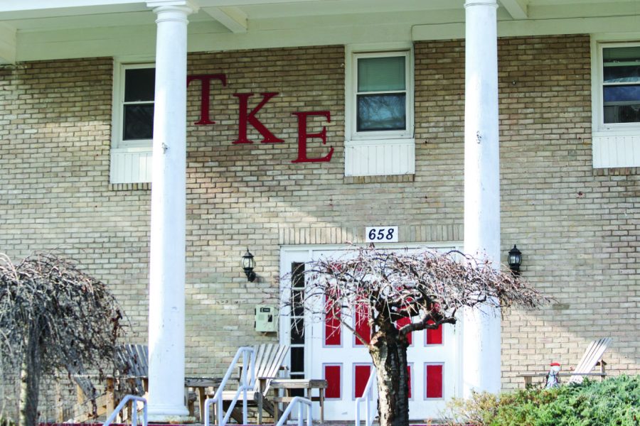 The TKE house is located in Fraternity Circle.