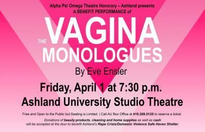 AU Theatre presents The Vagina Monologues