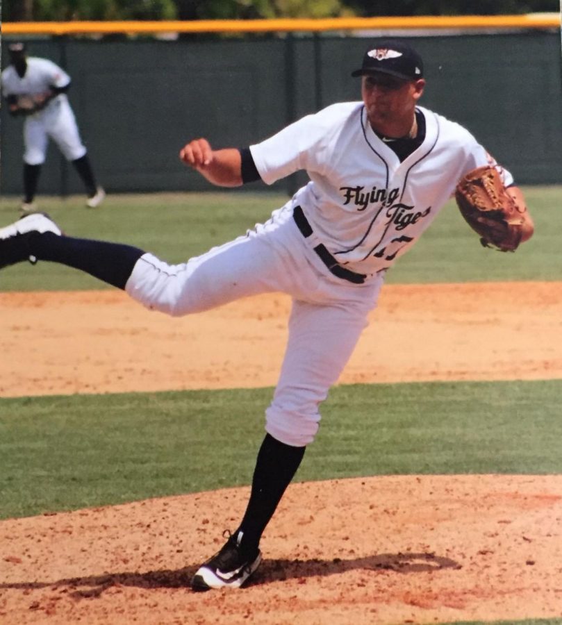 Brandyn Sittinger pitches for the Lakeland Flying Tigers after being drafted by the Detroit Tigers in the 2016 MLB draft.