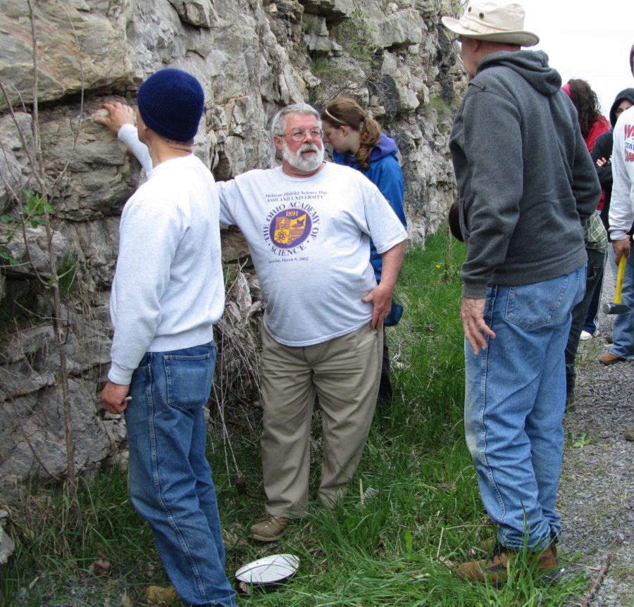Hudson took a group of students on a geology expedition in Canada for a field trip in 2011. 