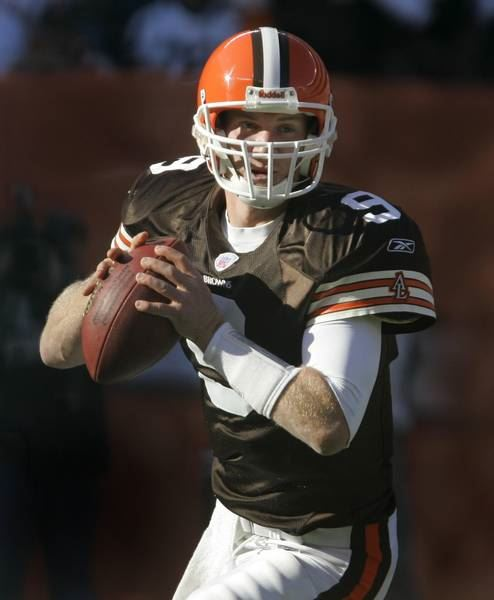 Charlie Frye in 2006 playing for the Cleveland Browns