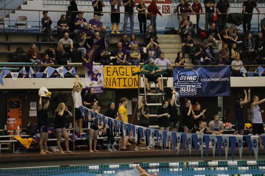 The+Ashland+University+Swimming+and+Diving+team+recorded+50+personal+best+times+during+the+GLIAC+championships.