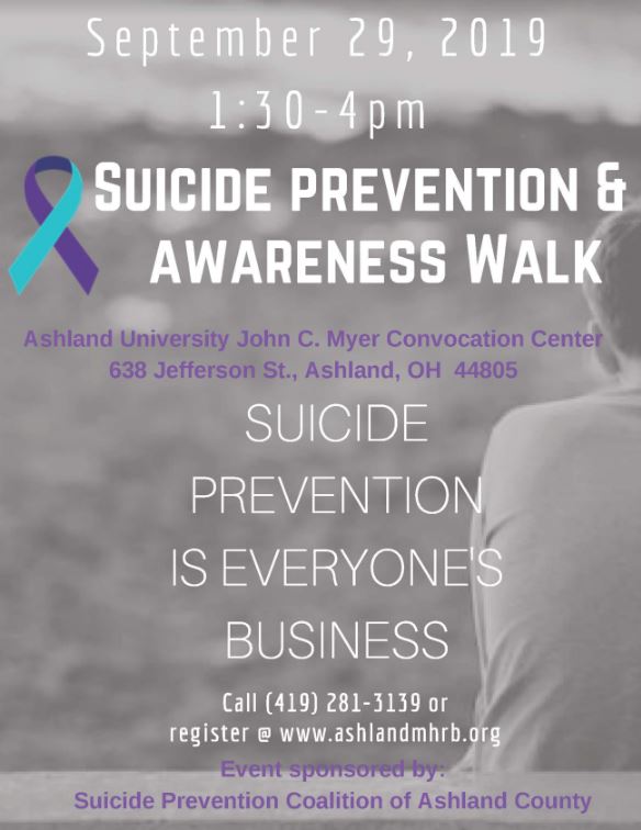 Suicide prevention and awareness walk