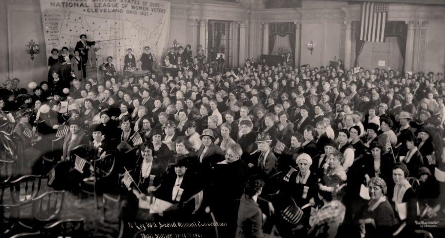  The second annual National League of Women Voters convention. Hotel Statler 11/11/1921. 