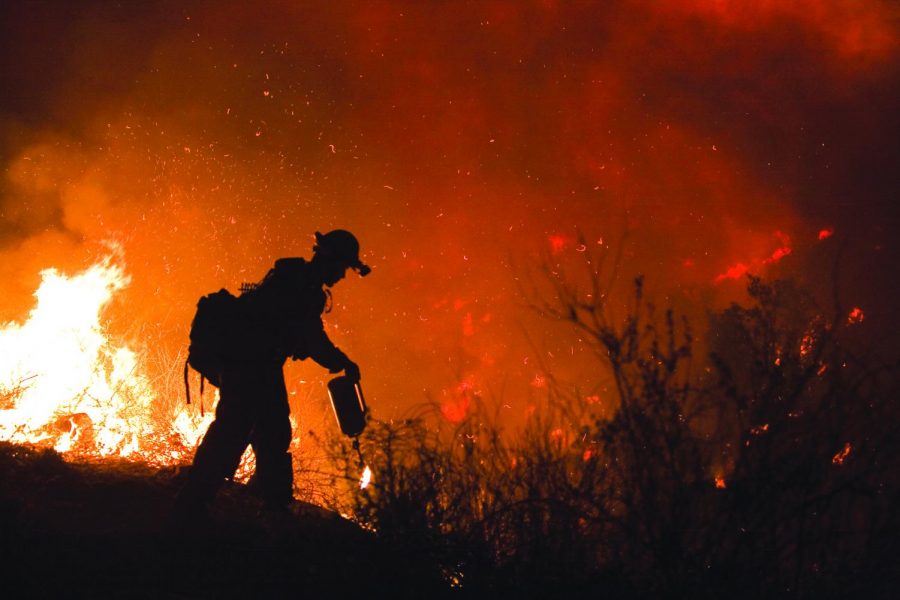 In 2007, California fires destroyed over three-hundred thousand acres and now that amount has spread to other states and destruction totals at millions of acres. Pictured is a firefighter during the Poomacha fires in Northern California.