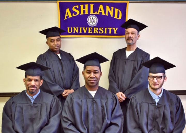 Graduated students from the correctional education program.