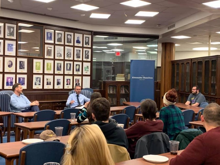 Alexander Hamilton Society has had guest speakers come from the national security council, state department, and other professional foreign policy institutions.