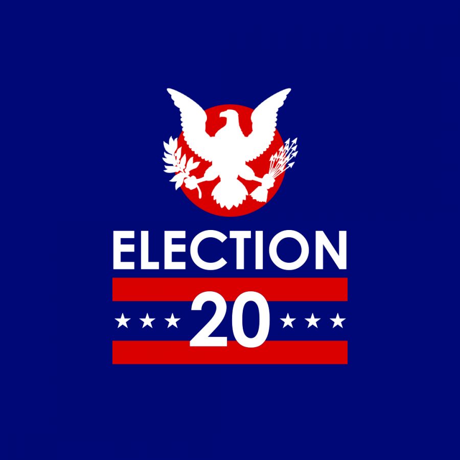 Nathan Langdon and his team created this logo to appear on air during the live election.
