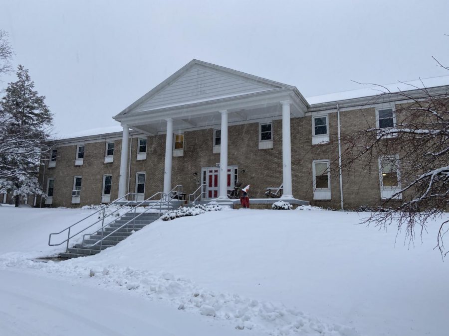 The TKE fraternity house is currently being used for students that need isolation housing.