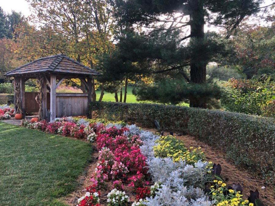 Kingwood Center Gardens in Mansfield, OH offers picturesque grounds covered in flowers.