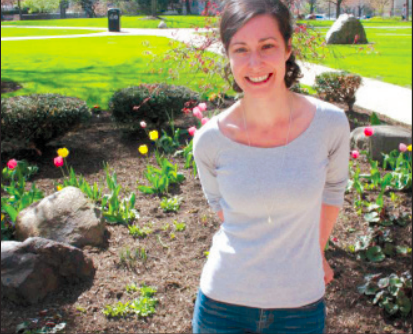 Dr. Sarah Diamond spends time in the field researching butterflies.