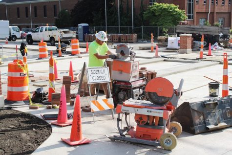 The campus beautification project kept Ashlands campus humming over the summer with repaved walkways, plazas and dorm renovations.