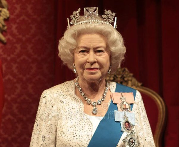 The Queen of England, Queen Elizabeth II.