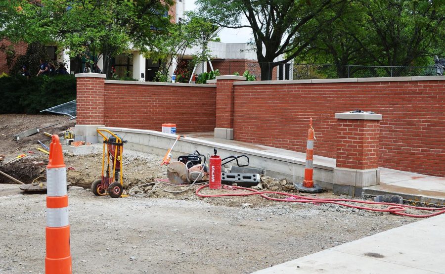 Construction on new ramp to make campus more accessible