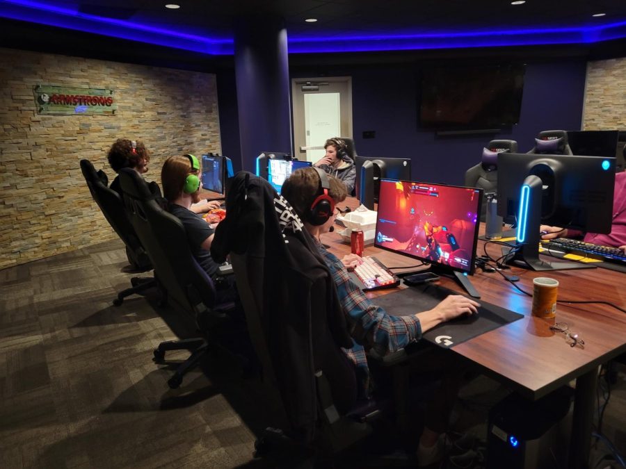 The Eagle Overwatch team practices for their current season with a new game.