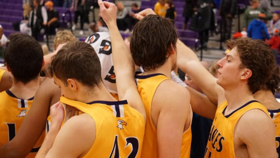 The Ashland Eagle mens basketball team has worked hard to reach a 12-5 record.