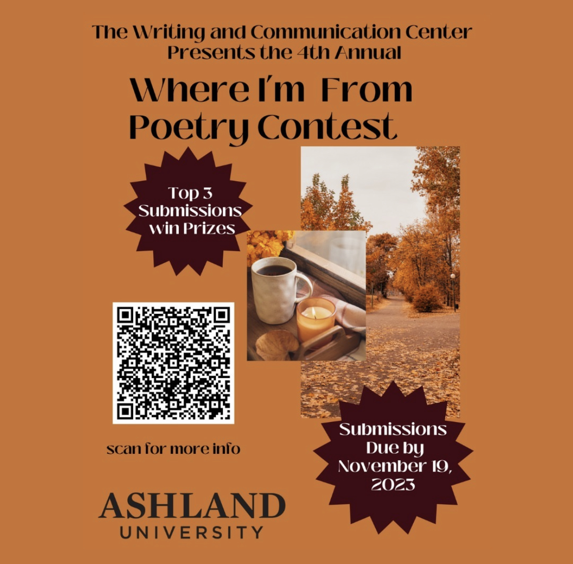 Ashland University WCC holds a Poetry Contest 