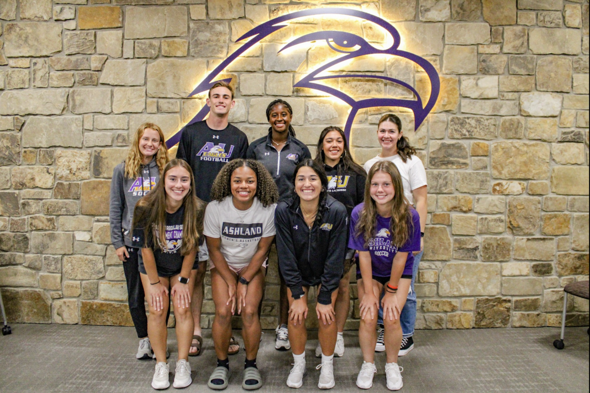 The 2023-2024 AU SAAC officers include; Trent Maddox, President; Savaya Brockington, Vice President; Macayla Harris, DEI Coordinator; Sabrina Trapani, Student Engagement; Ty Bowden, Secretary; Alexis Montalvo, National Representative; Emily Pate, Financial Advisor; Bri Doctor, Mental Health Chair; Kalli Sidwell, Community Service; Avery Rosso, Social Media/Marketing.  (Submitted by the Student-Athlete Advisory Committee)