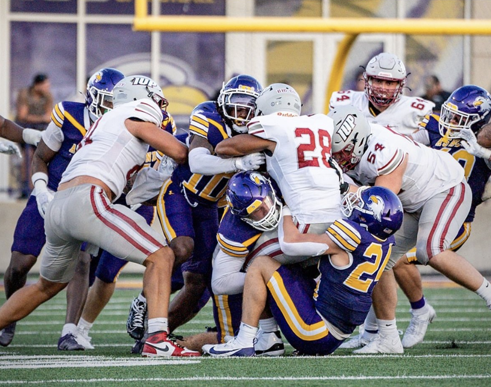 Eagles and Crimson Hawks clash from Jack Millers Stadium