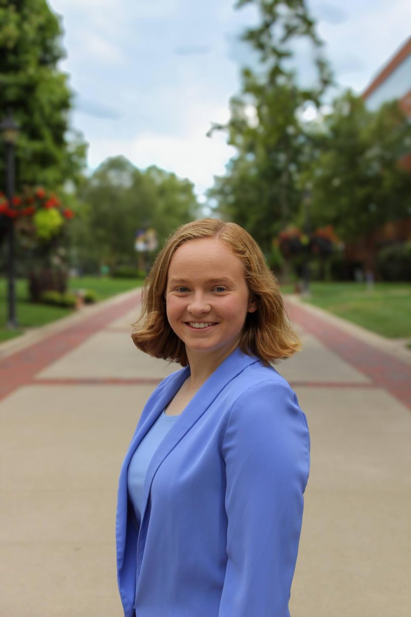 Pictured: Katelyn Meeks, Managing Editor of the Collegian