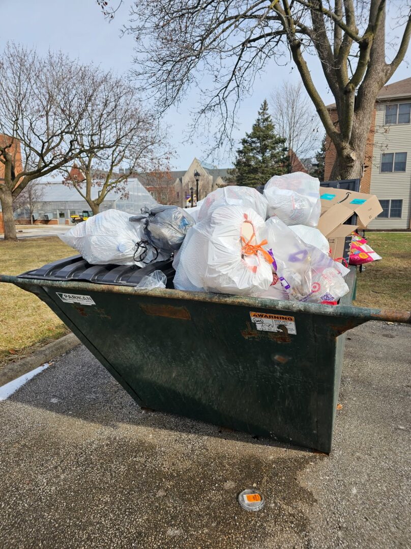 Overflowing Dumpster 