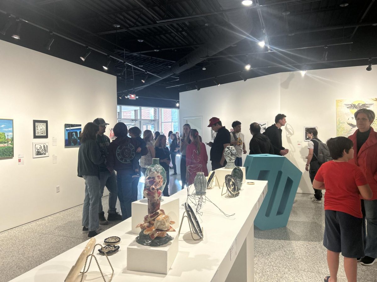 Opening of the art exhibit