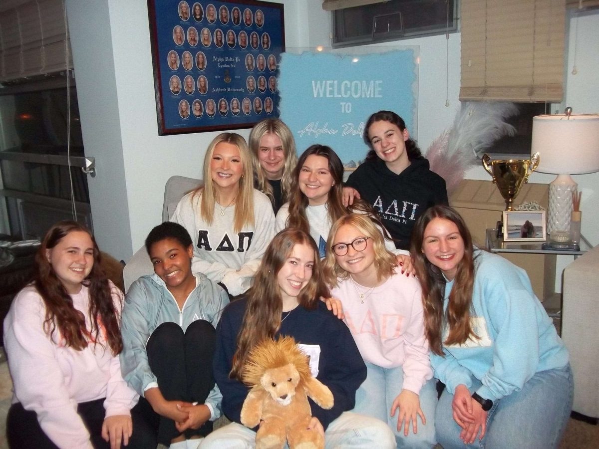 A group of Alpha Delta Pi is one of the four sororities at AU 