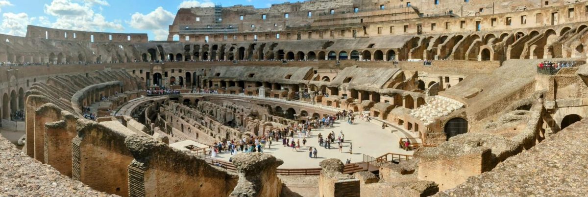 Students were able to visit the Roman Colosseum