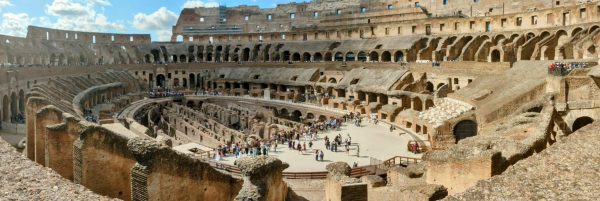 Students were able to visit the Roman Colosseum
