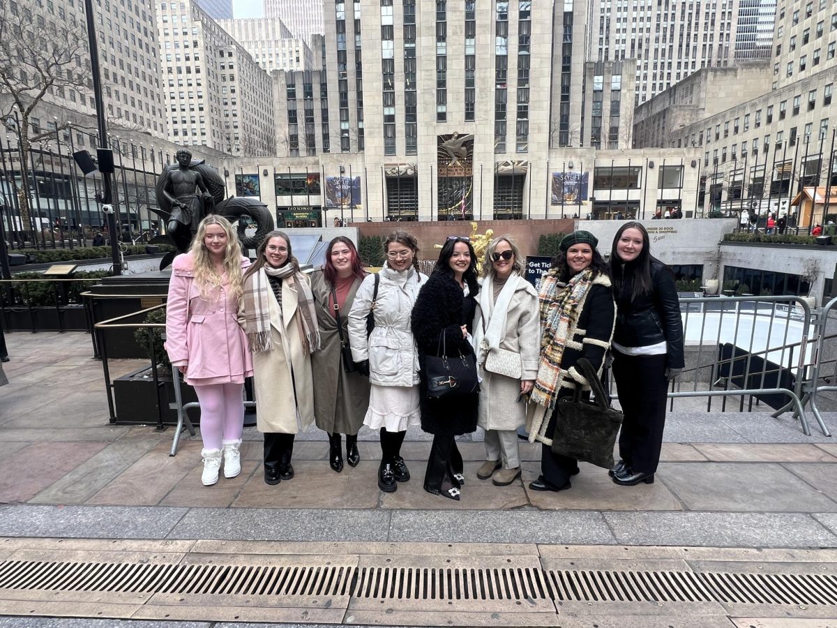 Fashion Merchandising and Brand Management students and faculty members in New York.