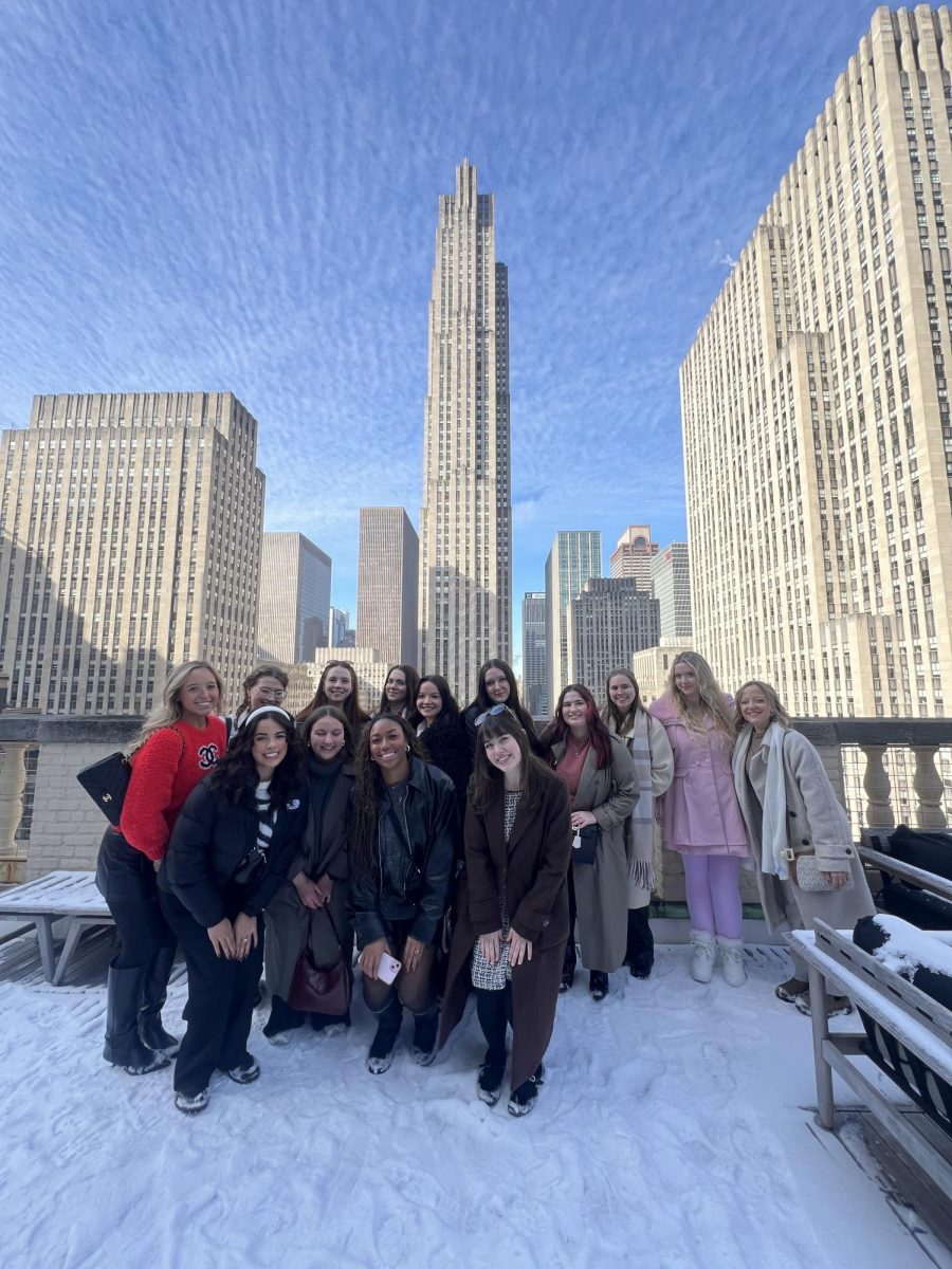 Fashion Merchandising and Brand Management students on their annual New York trip