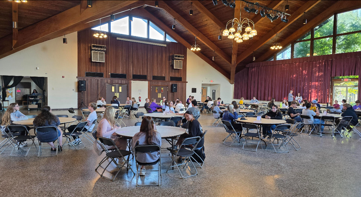 Ashland University honors students at the event.