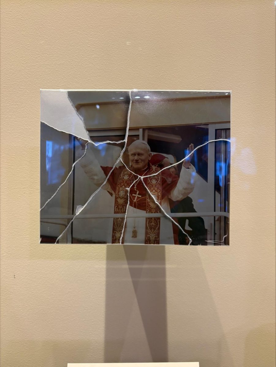 Sinéad O'Connor's torn photo of Pope John Paul II