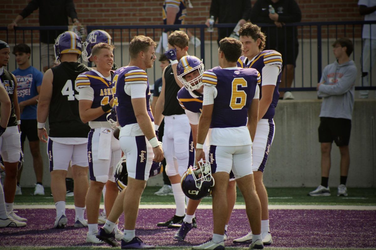 Ashland heads home for three straight games to finish their regular season, starting Nov. 1 at 1 p.m. against the Walsh Cavaliers.