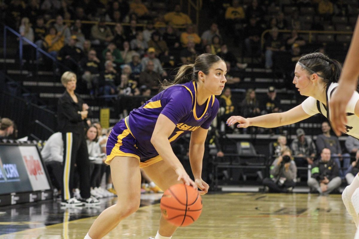 Ashley Mullet looking to attack the basket