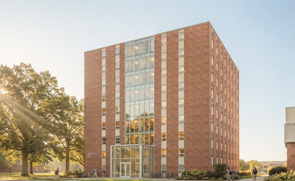 Construction is expected to be done over the summer, allowing students to move in for the fall semester. Submitted by Rick Ewing.