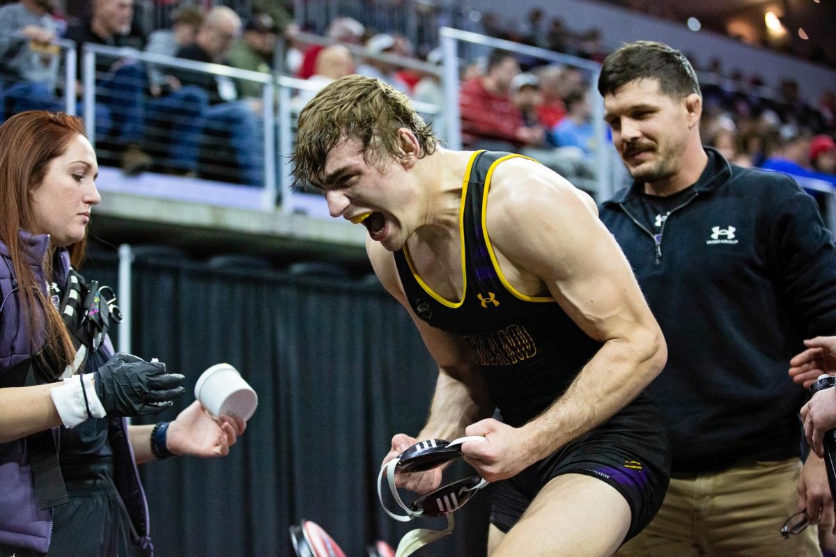 Barrett after earning an All-American title.