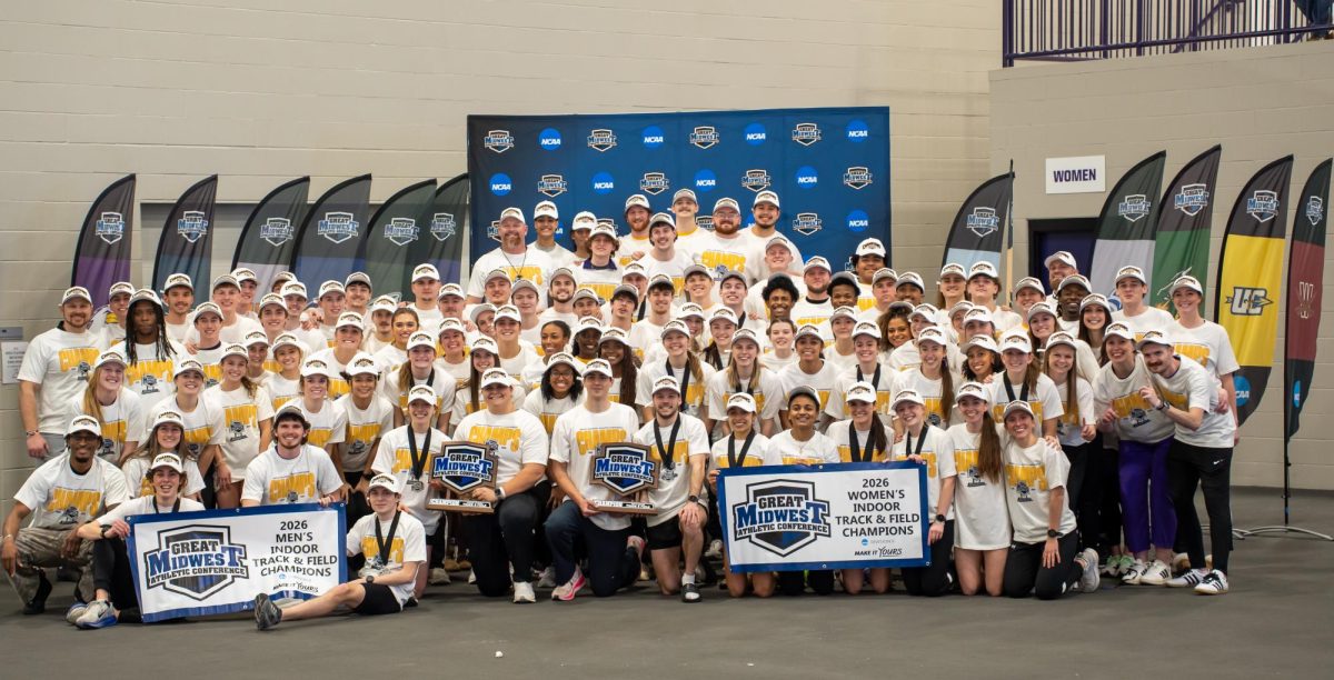The women won their third conference title in a row, while the men won their first title since 2009.  